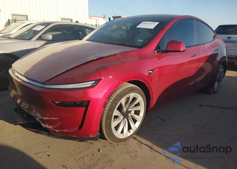 2026 Tesla Model Y Long Range Launch Series/Premium All-Wheel Drive from USA, damaged, VIN 7SAYGDEE8TA485083